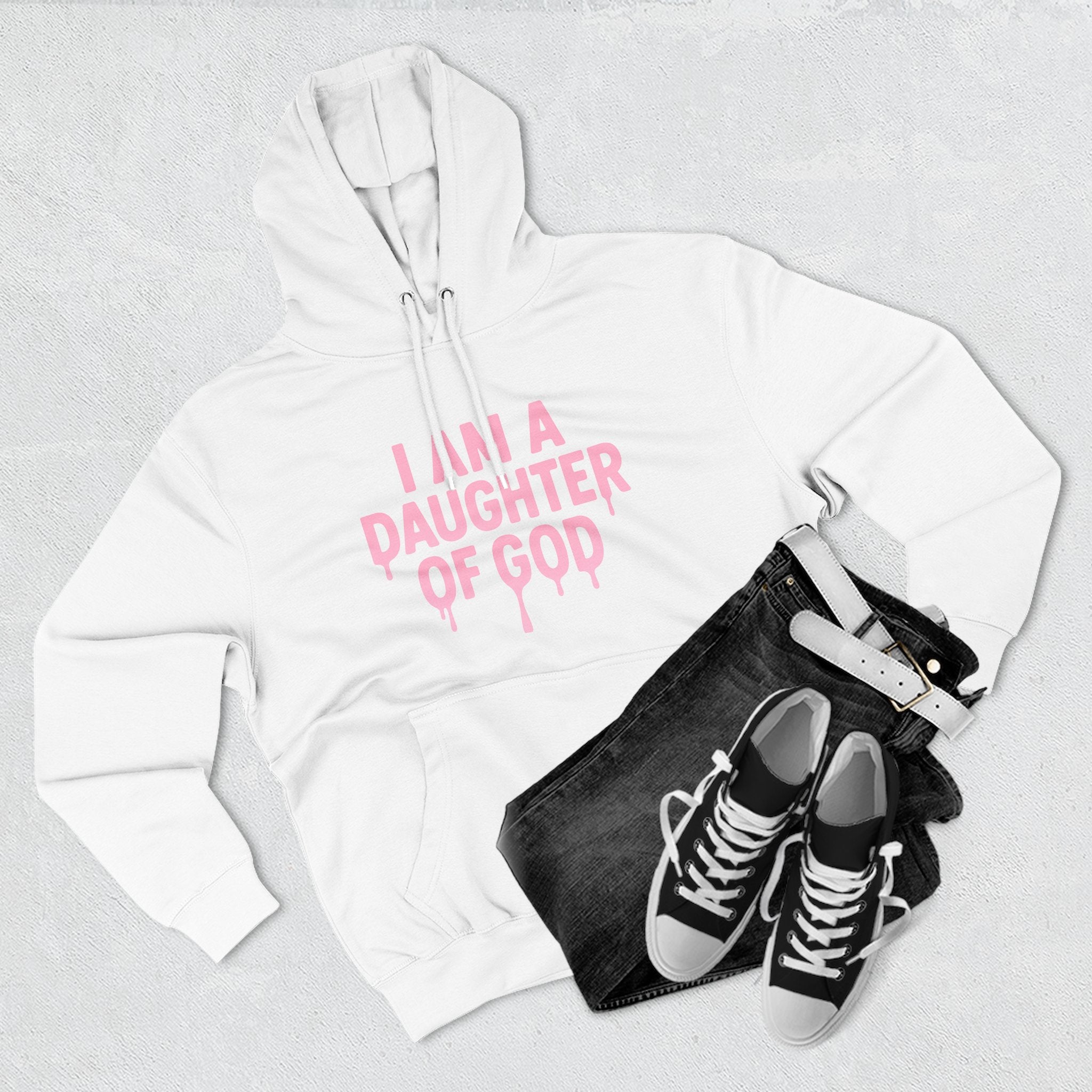 I Am a Daughter of God Hoodie — Christian Faith Statement Pullover