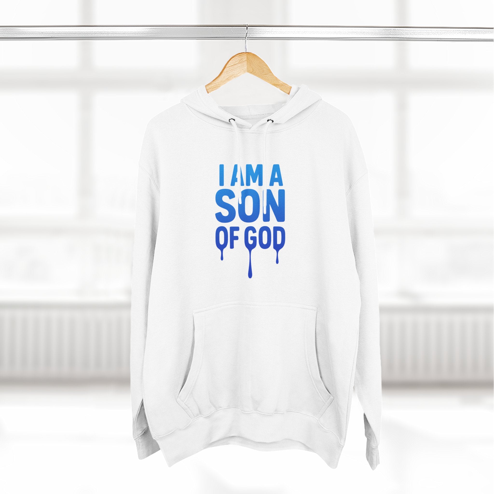 Christian Hoodie — “I Am a Son of God” John 1:12 Fleece Pullover