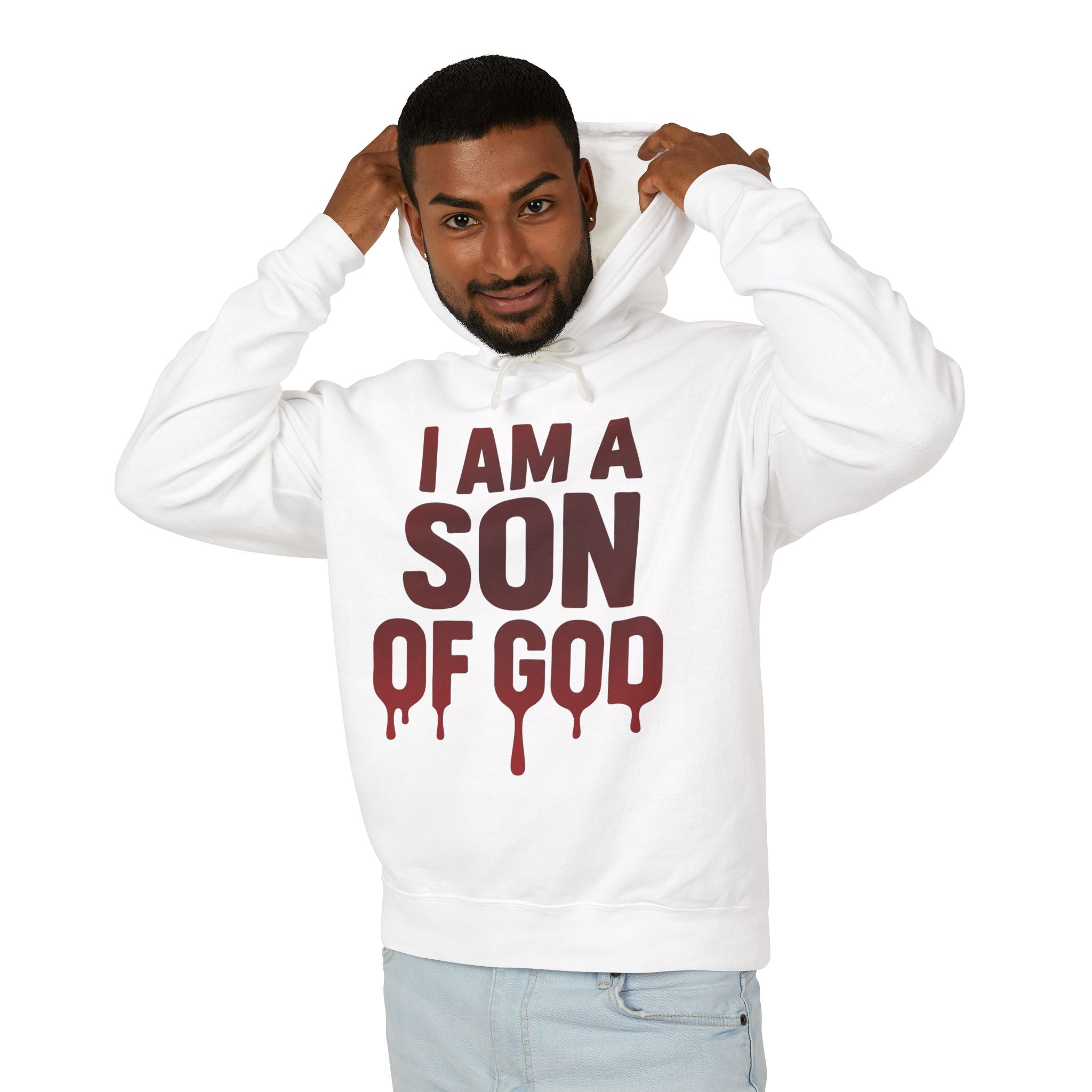 I Am a Son of God Hoodie — John 1:12 Christian Faith Hooded Sweatshirt