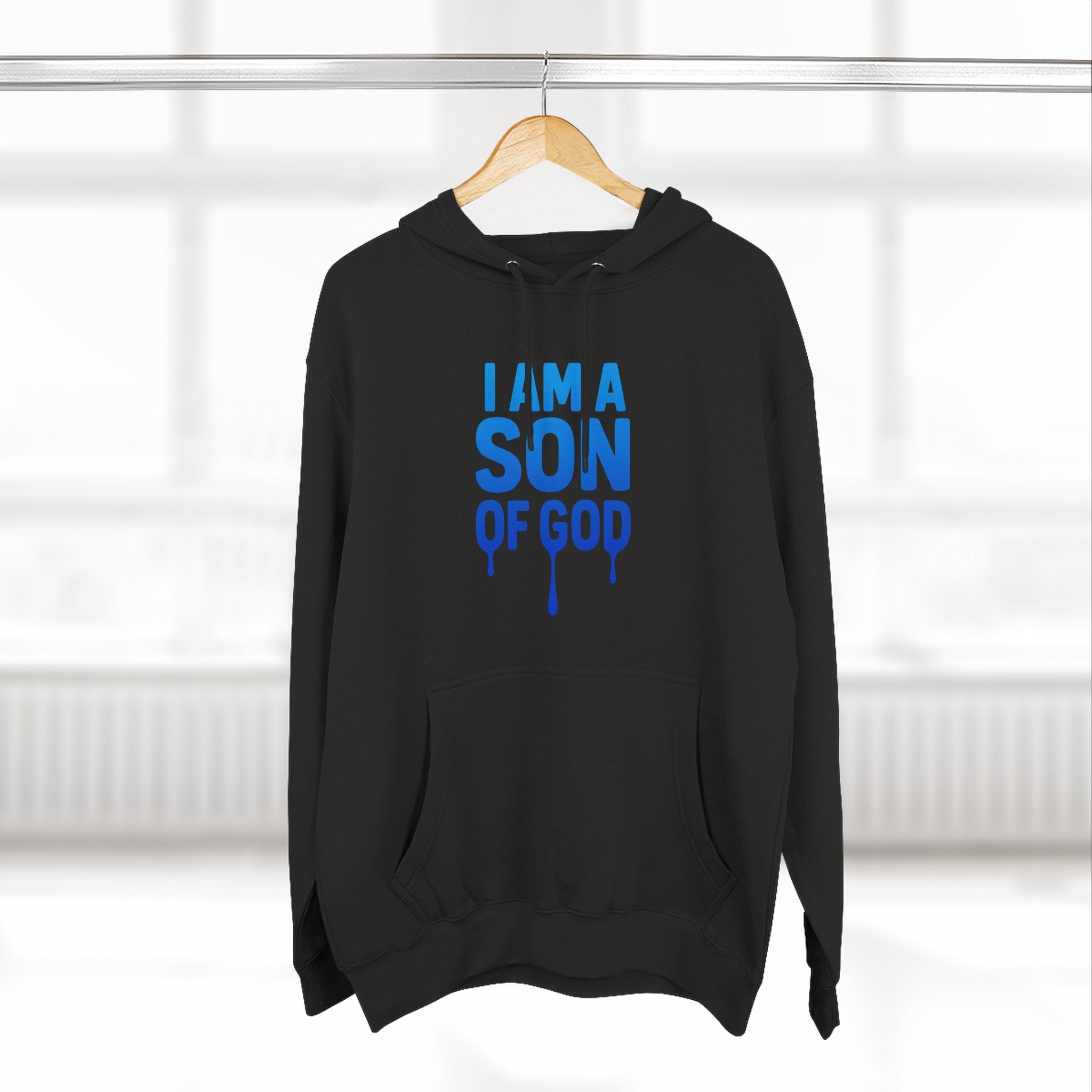 Christian Hoodie — “I Am a Son of God” John 1:12 Fleece Pullover